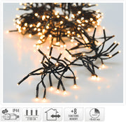 GHIRLANDA 3000 LED BIANCO CALDO 21,8MT CAVO NERO