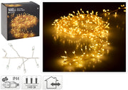 LUCI NATALE GHIRLANDA 1440 LED BIANCO CALDO