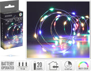 LUCI DI NATALE LED, 95CM, 20 LED, MULTICOLORE