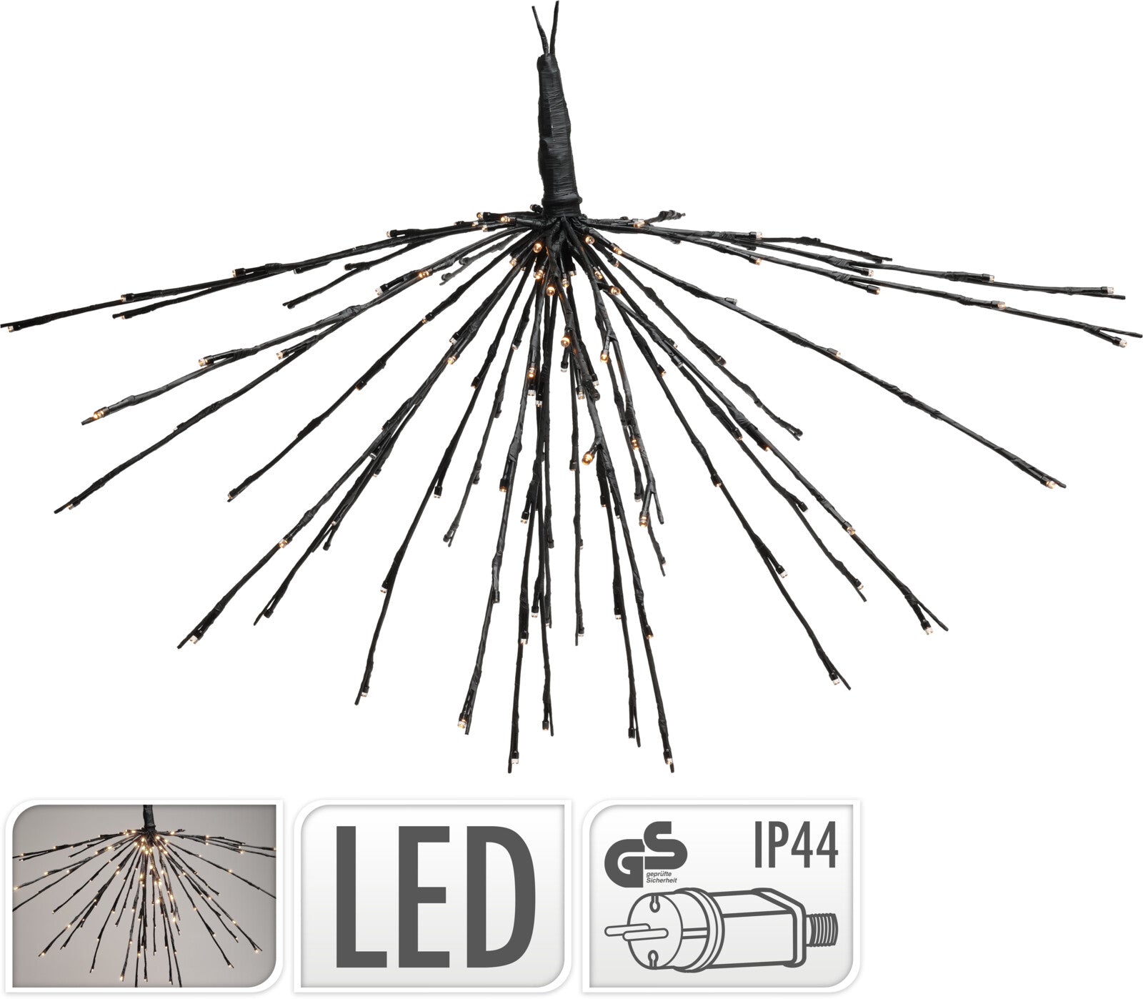 STELLA POLARE 160 LED BIANCO CALDO