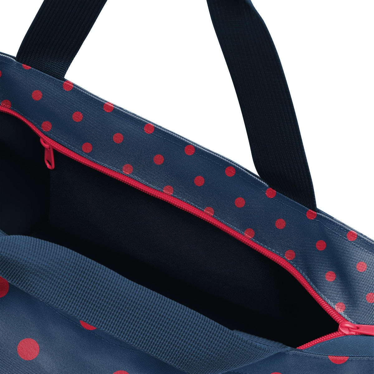 BORSA SHOPPER M MIXED DOTS RED 51x30,5x26 cm
