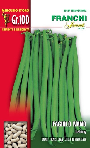 BUSTA SEMI DI FAGIOLO NANO BALONG 100 GR