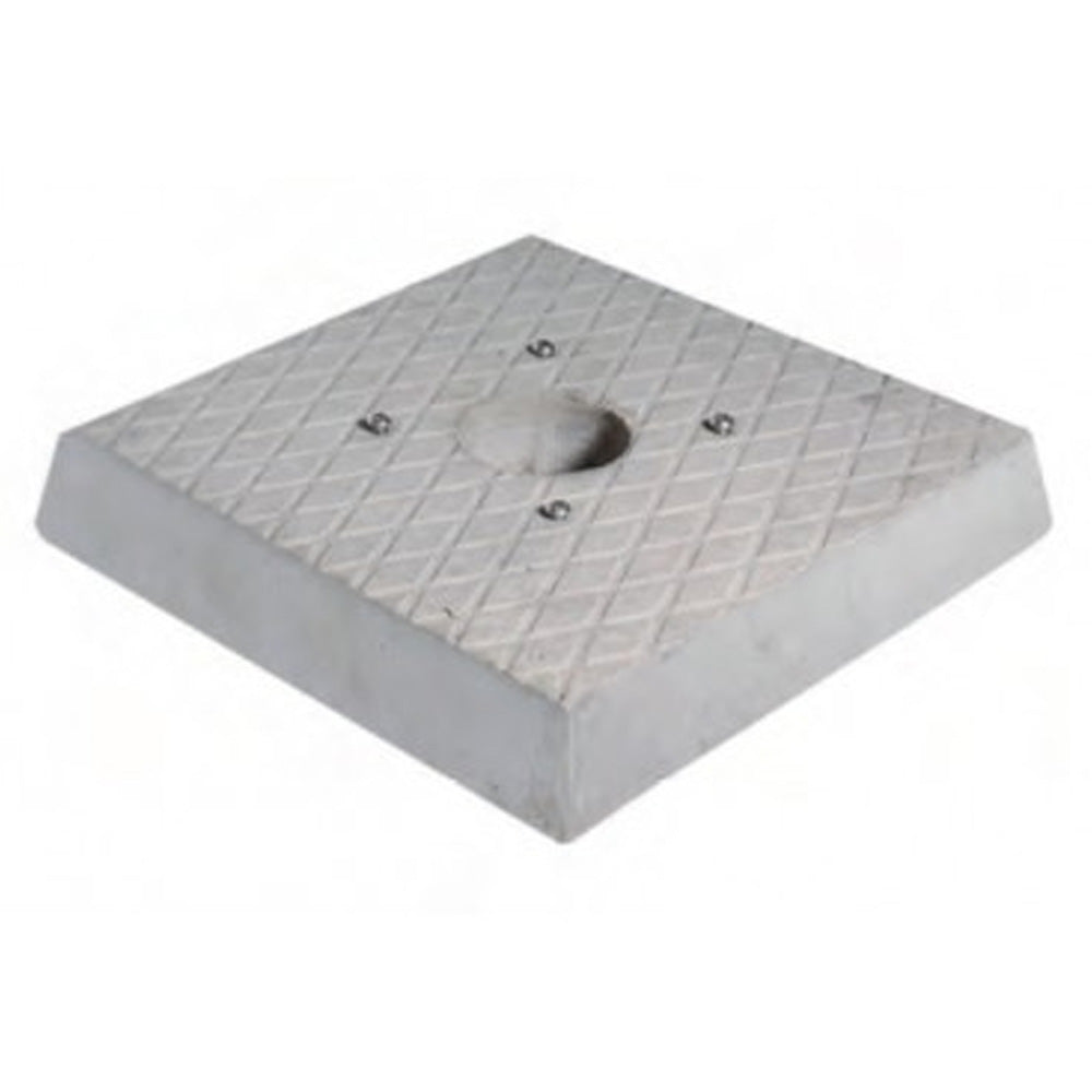 BASE FONTANA IN CEMENTO QUADRATA 30X30X5CM
