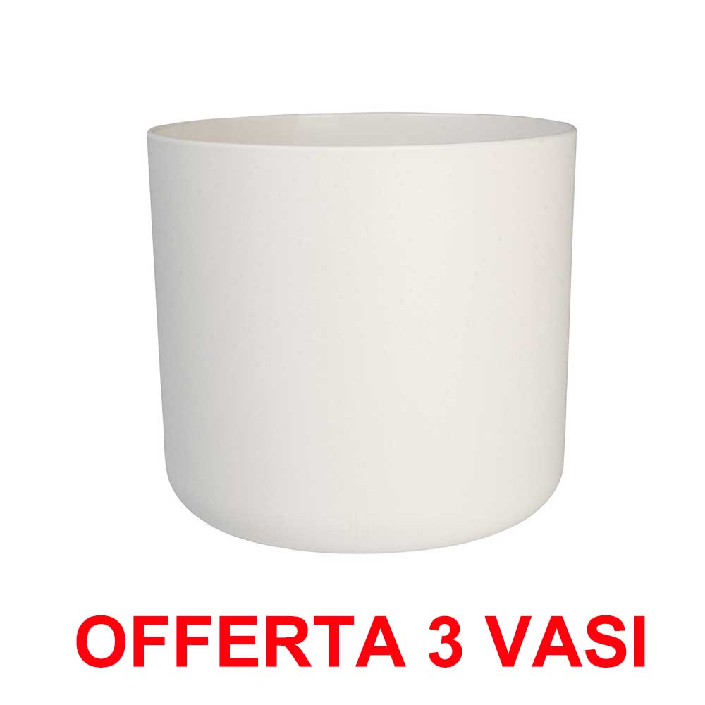 OFFERTA 3 VASO B.FOR SOFT ROUND 35CM BIANCO