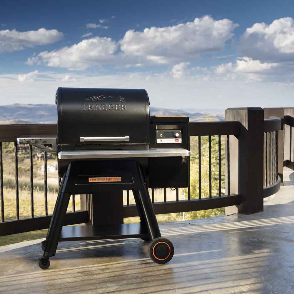 BARBECUE A PELLET TIMBERLINE 850 NERO + MEATER PLUS