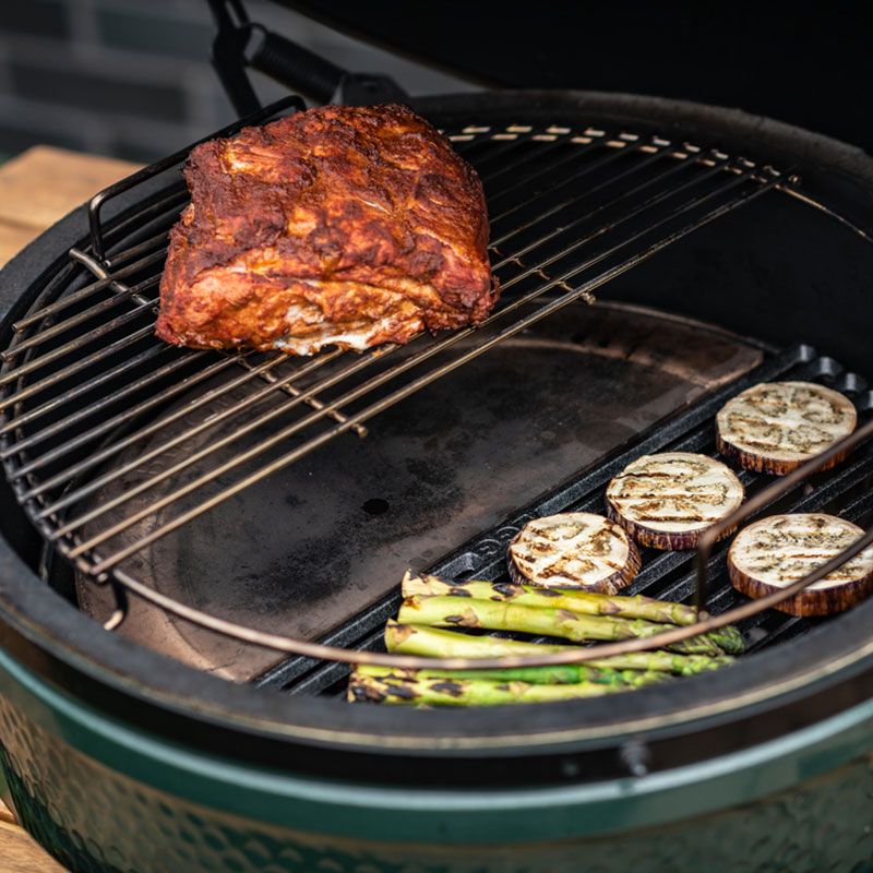 Offerta Barbecue Big Green Egg Large D 46 CM Verde con accessori