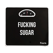 BILANCIA PESAPERSONE "FUCKING SUGAR" NERA