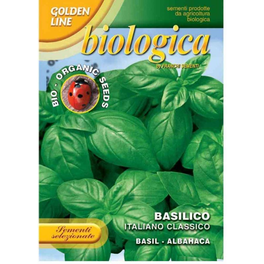 SEMI BASILICO ITALIANO CLASSICO BIO FRANCHI SEMENTI