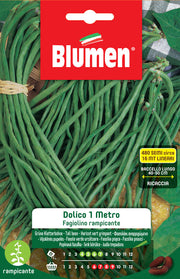 SEMI DI FAGIOLINI NANI RAMPICANTI DOLICO 1MT