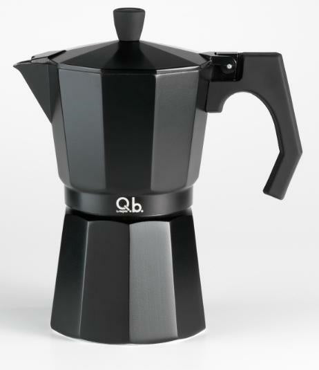 CAFFETTIERA ALLUMINIO 3 TAZZE Q.B BLACK CODE