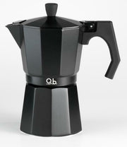 CAFFETTIERA ALLUMINIO 6 TAZZE Q.B BLACK CODE