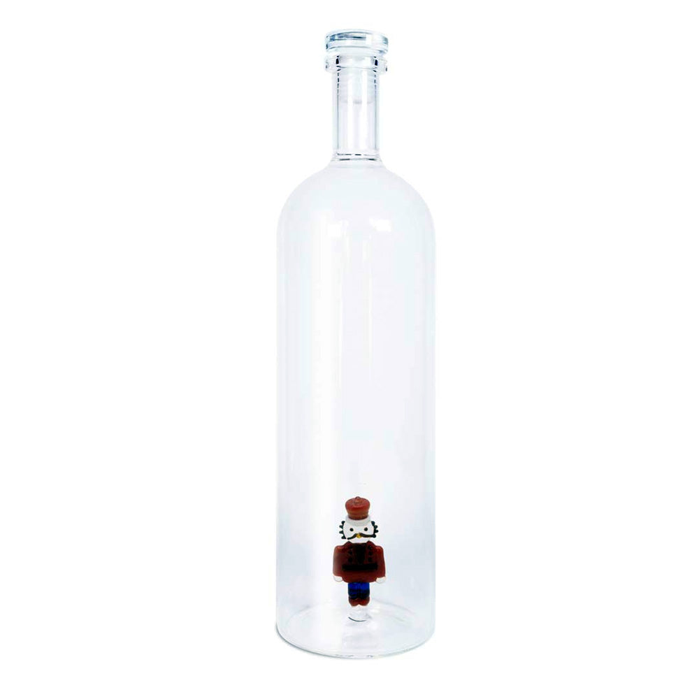 BOTTIGLIA IN VETRO BOROSILICATO CON TAPPO 1,2L SCHIACCIANOCI