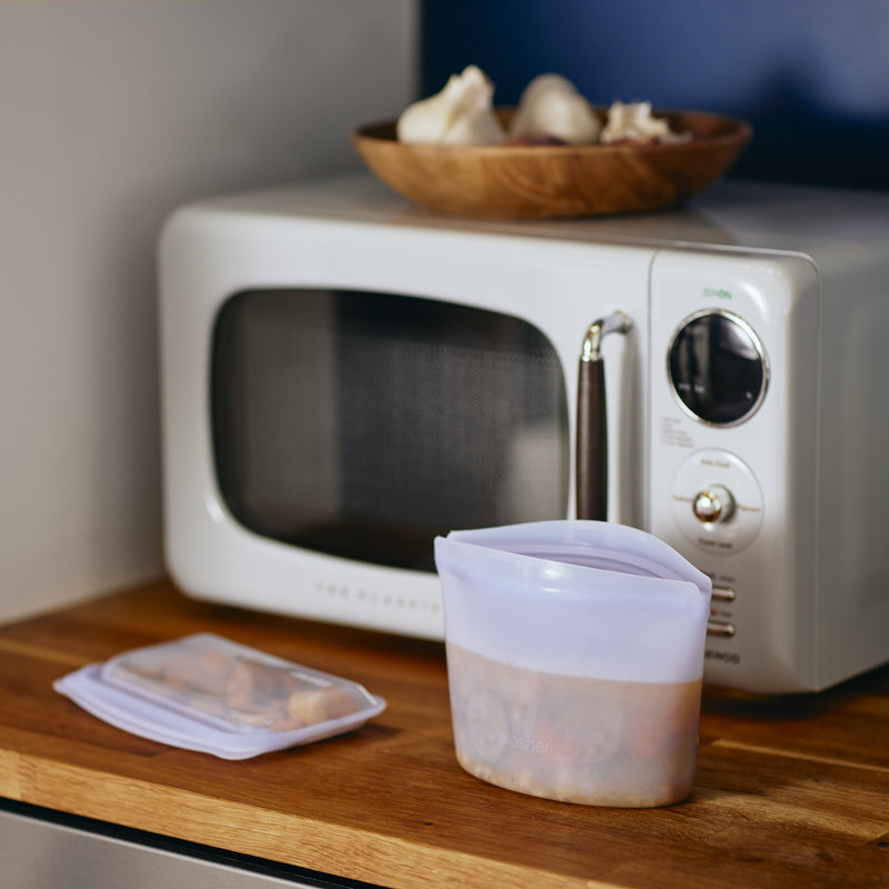 SACCHETTO BUSTA PER ALIMENTI RIUTILIZZABILE 100% SILICONE BOWL 2 CUP