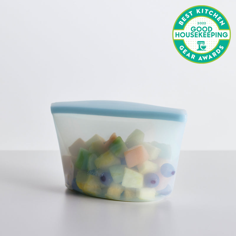 SACCHETTO BUSTA PER ALIMENTI RIUTILIZZABILE 100% SILICONE BOWL 6 CUP