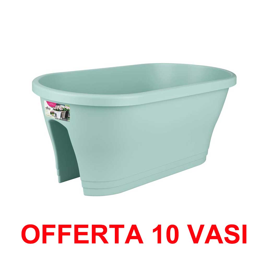 OFFERTA 10 VASO CORSICA FLOWER BRIDGE 60CM MINT