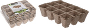 6 VASETTI BIODEGRABILI CON 12 CELLE