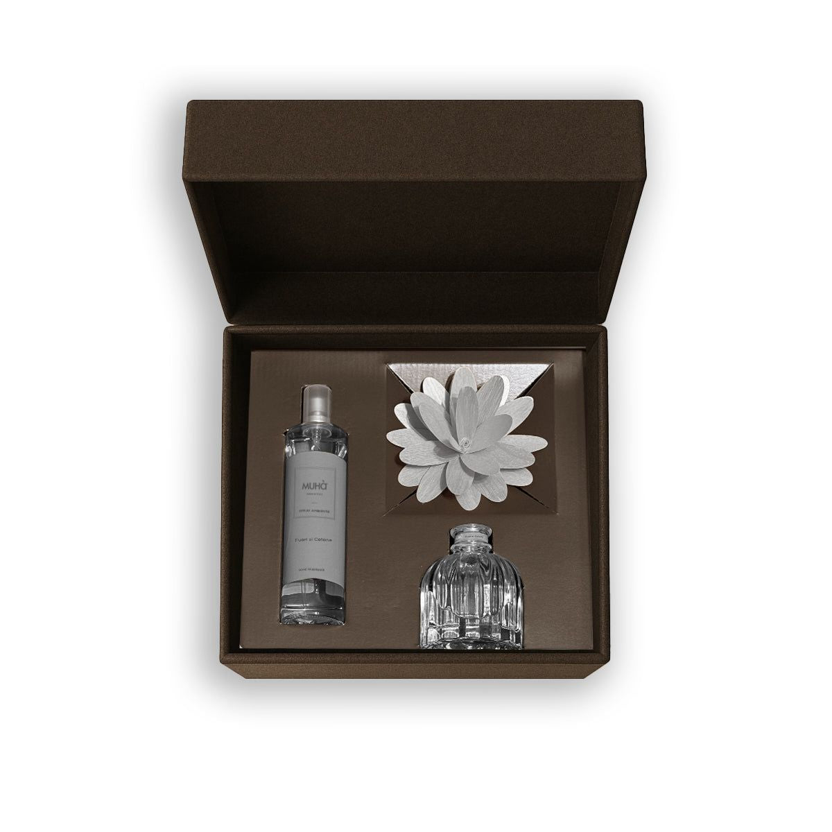 MUHA ConfezioneFlower 60 ml + Spray 100 ml Fiori di Cotone