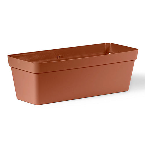 FIORIERA CASSETTA CLEO CON SUPPORTO 50CM COLOR TERRACOTTA