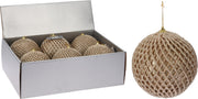 PALLINA RETE 12CM ORO GLITTERATA