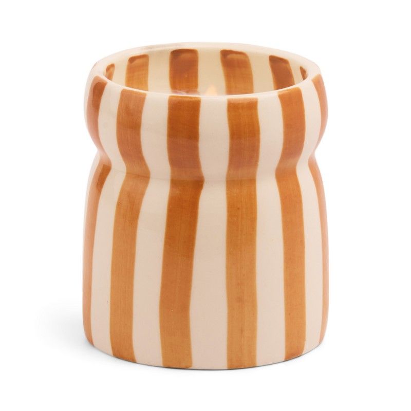 Candela Ceramica Rust Stripped Sienna Sunset 184g Paddywax T