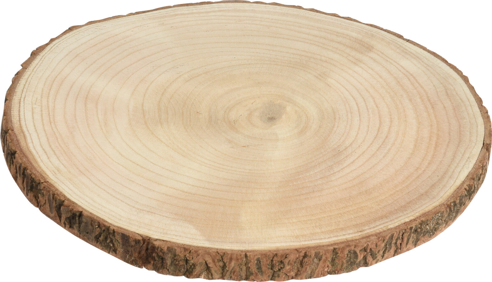 OFFERTA 4 DISCHI DECORATIVI IN LEGNO NATURALE 20X2CM