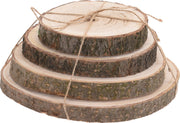 4 DISCHI DECORATIVI IN LEGNO 14-16-18-20CM