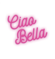 INSEGNA LUMINOSA NEON CANDYSHOCK SMALL CIAO BELLA VIOLA