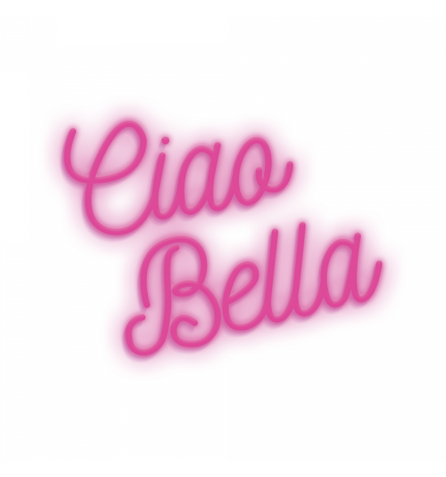 INSEGNA LUMINOSA NEON CANDYSHOCK SMALL CIAO BELLA VIOLA