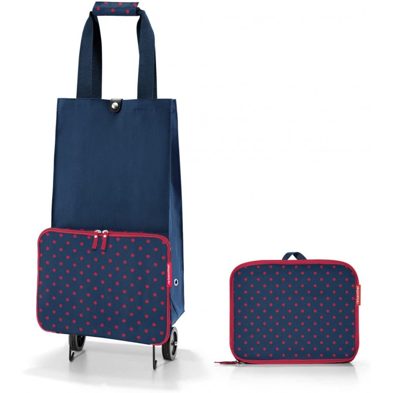 TROLLEY PER LA SPESA RICHIUDIBILE FOLDABLETROLLEY MIXED DOTS RED