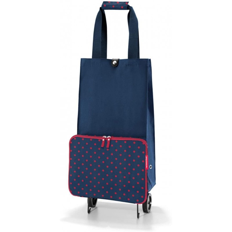 TROLLEY PER LA SPESA RICHIUDIBILE FOLDABLETROLLEY MIXED DOTS RED