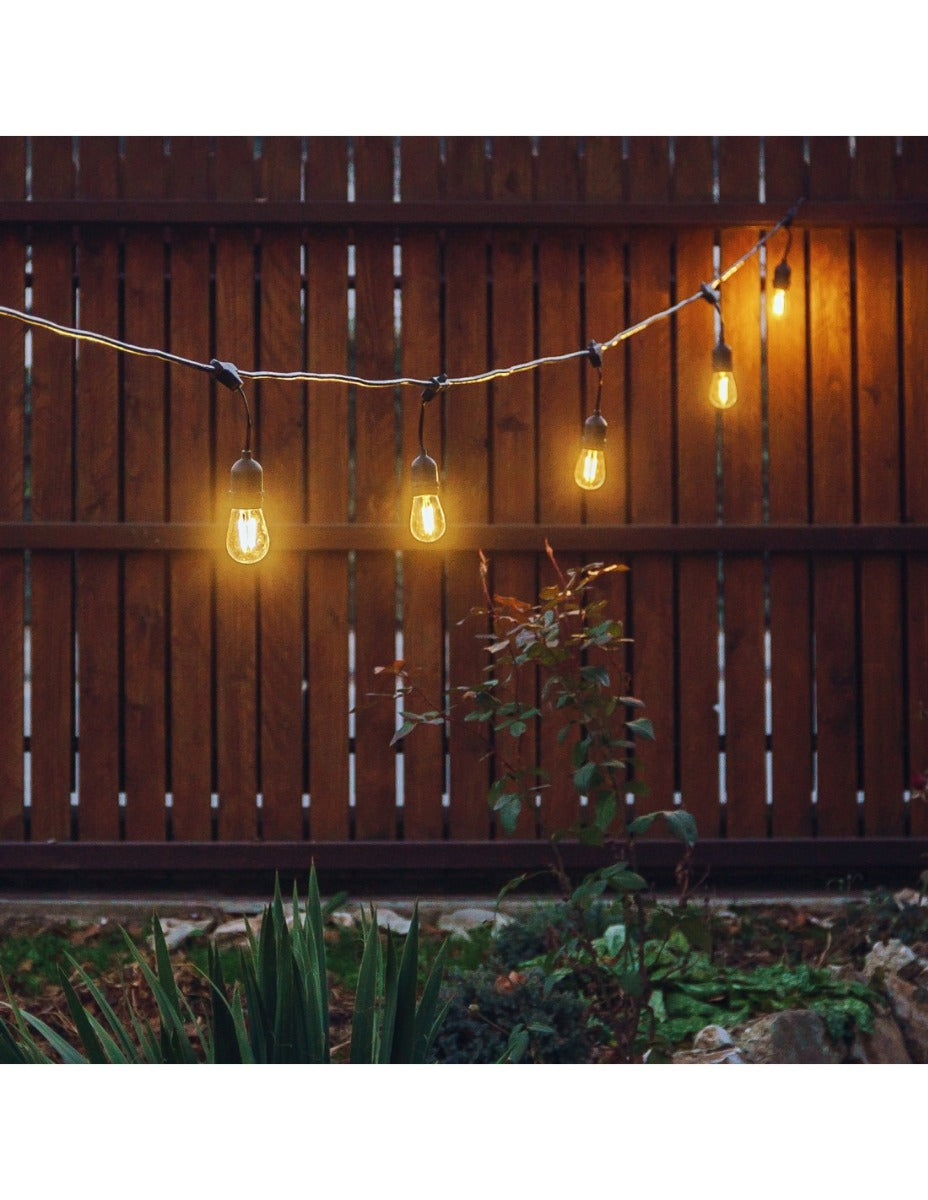 CATENA LUMINOSA SOARE CON 10 LAMPADINE LED 8 METRI