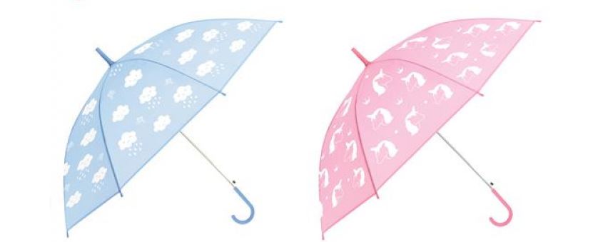 OMBRELLO TRASPARENTE BIMBO/BIMBA CAMBIA COLORE