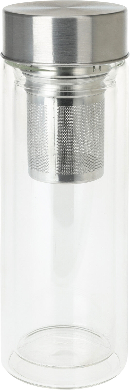 BOTTIGLIA IN VETRO CON TAPPO INFUSORE 300ML