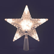 PUNTALE STELLA LUMINOSA 10 LED BIANCO CALDO