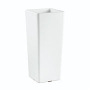 VASO CACHE-POT CLOU QUADRATO H.85CM BIANCO