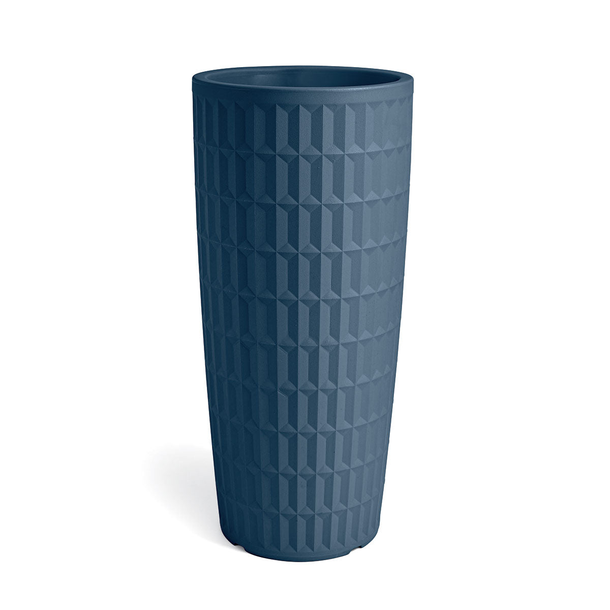 VASO CACHE-POT ROTONDO ALTO TYLE BLU H85CM