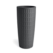 VASO CACHE-POT ROTONDO ALTO TYLE 85CM ANTRACITE