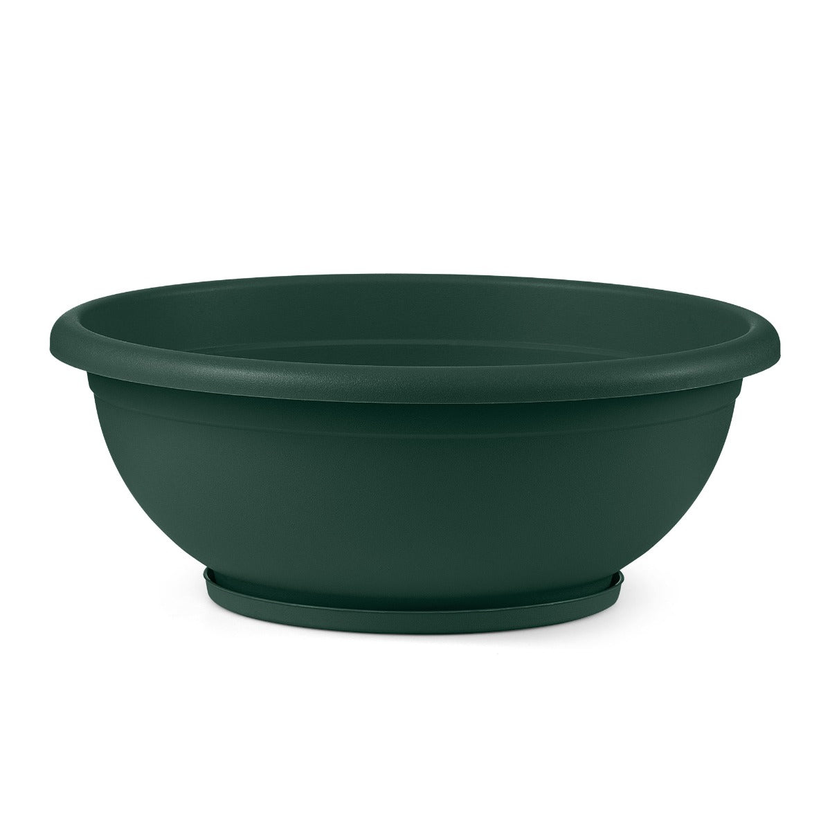 CIOTOLA NAXOS D.40 CM CON SOTTOVASO VERDE BOSCO