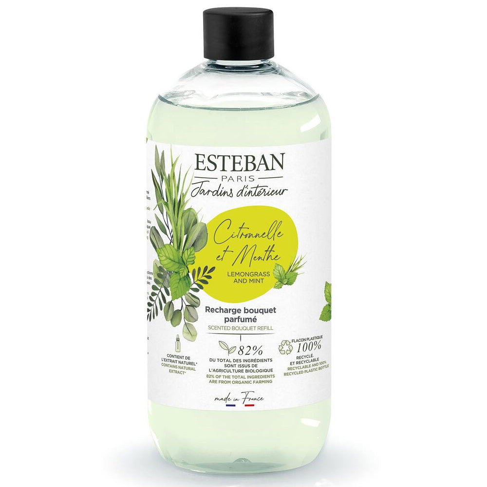 RICARICA PER BOUQUET CITRONELLA E MENTA 500ML