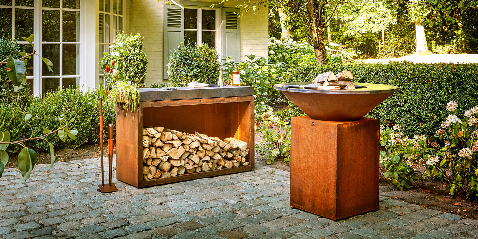 BARBECUE A LEGNA OFYR OFYR CLASSIC CORTEN 85 OC-85