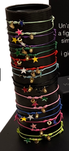BRACCIALE COTTON STELLA CON DITALE COLORE A SCELTA