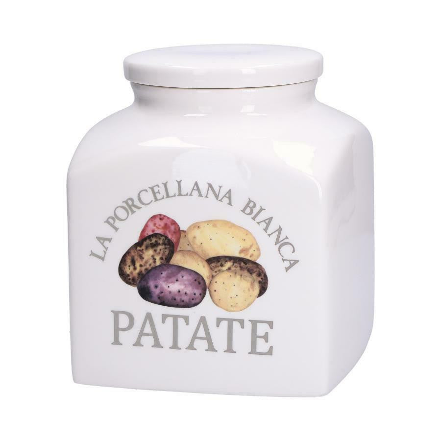 BARATTOLO 25X20X20CM PATATE IN PORCELLANA LINEA CONSERVA