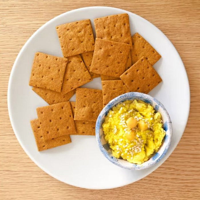 CRACKERS PROTEICI IN FARINA DI GRILLO, 80G , PEPE VERDE E LIME
