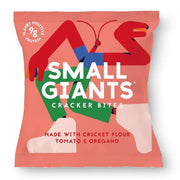 CRACKERS PROTEICI CON FARINA DI GRILLO, 80G , POMODORO E ORIGANO