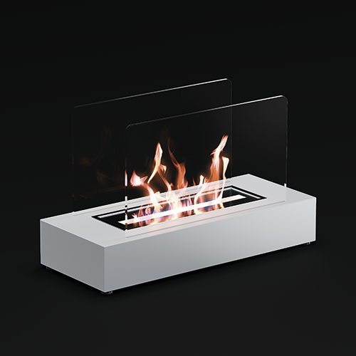 BIOCAMINO RUBY MODELLO CREMONA BIANCO 1500W