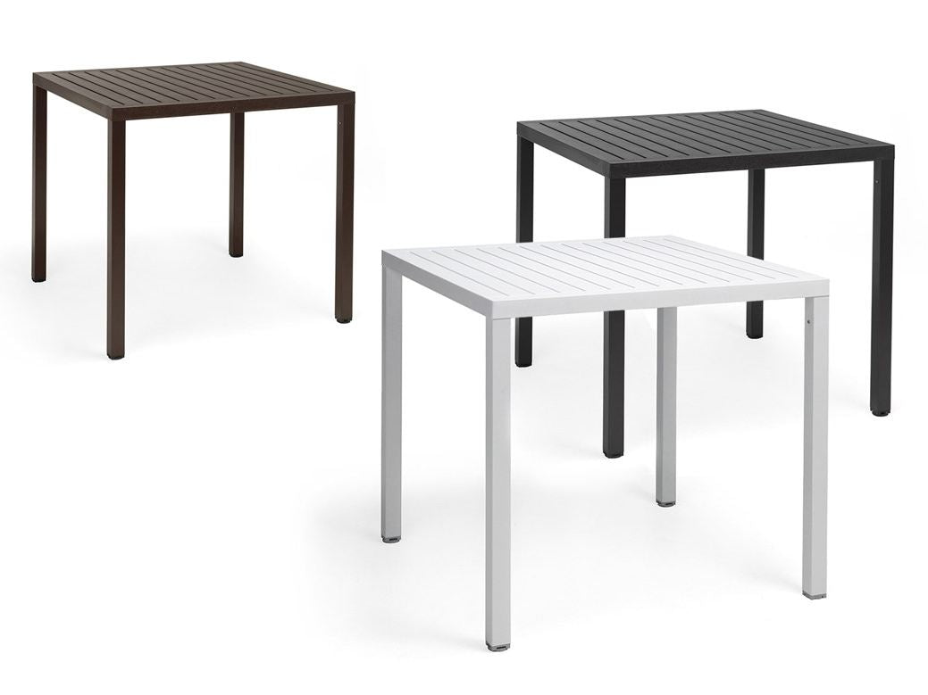 OFFERTA TAVOLO CUBE 80X80 + 2 SEDIE COSTA BISTROT COLORE A SCELTA