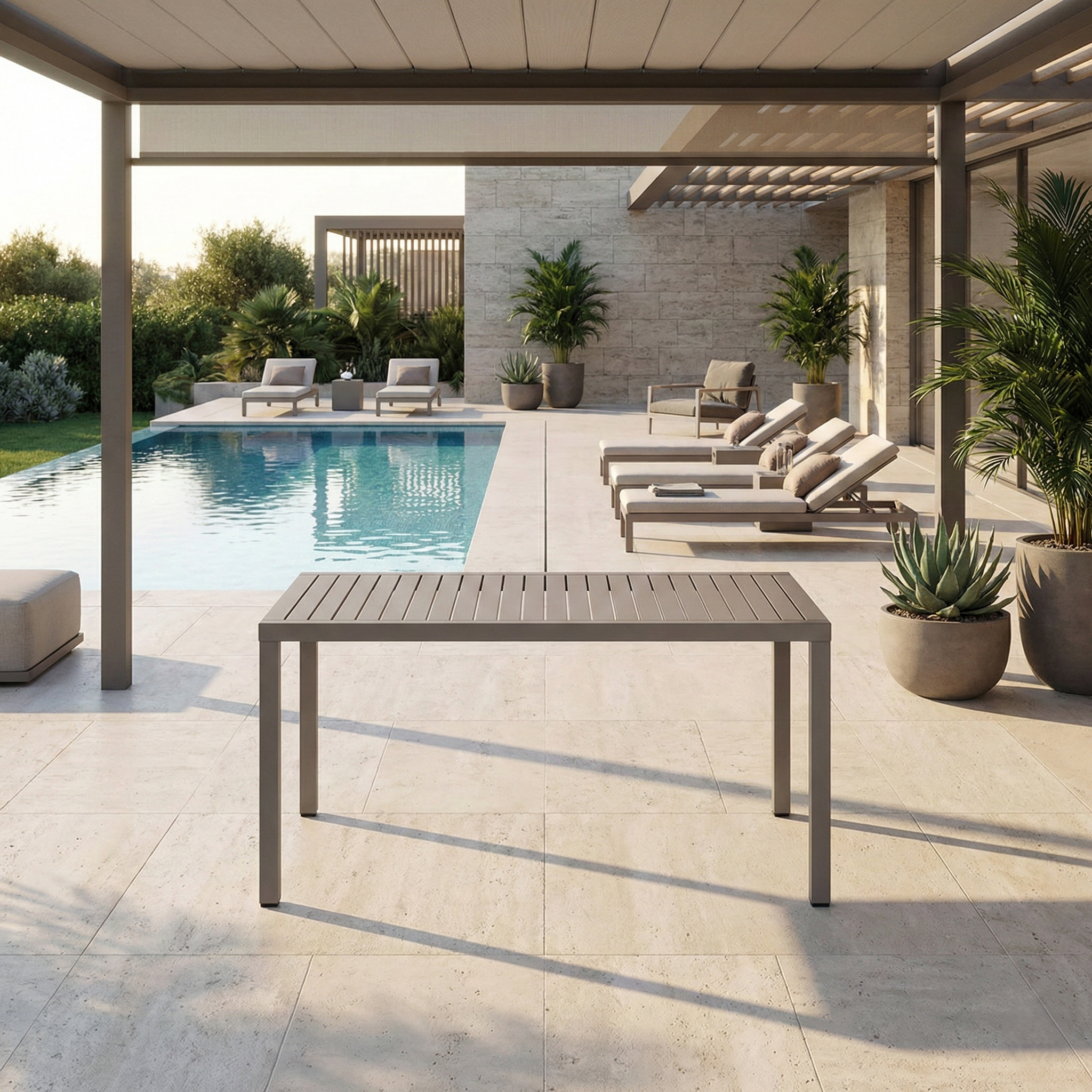 TAVOLO CUBE 120X70 TORTORA