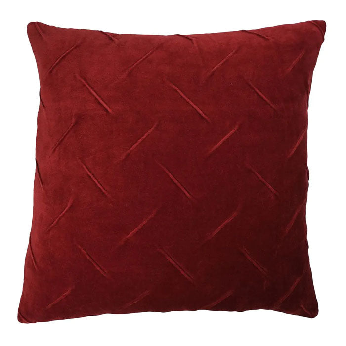 CUSCINO MAHA, 45X45, ROSSO