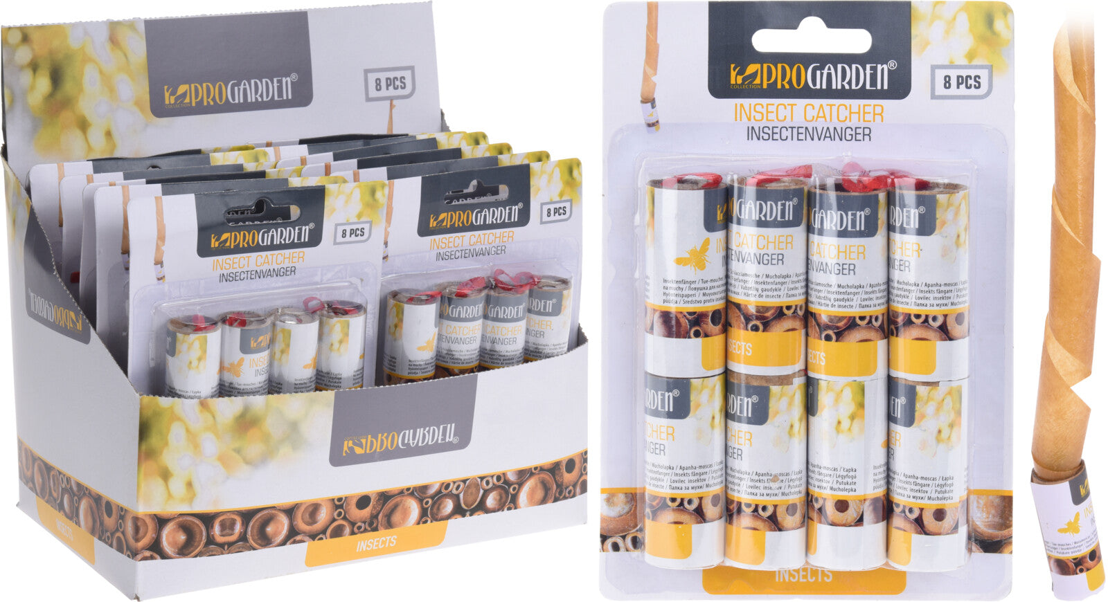 8 ROTOLI CARTA CATTURA MOSCHE