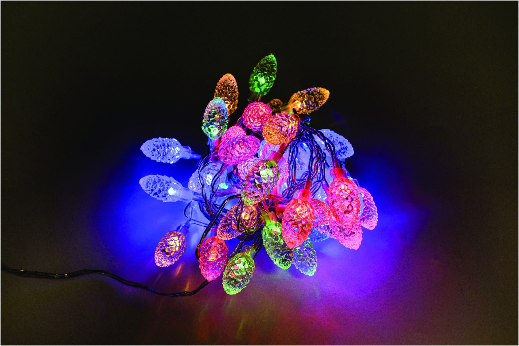 40 PINETTI LED MULTICOLOR 2M CON GIOCHI DI LUCE